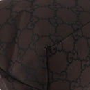 GUCCI GG Canvas Shoulder Bag Nylon Dark Brown Silver Auth 188409-16