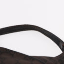 GUCCI GG Canvas Shoulder Bag Nylon Dark Brown Silver Auth 188409-8