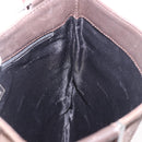 LOEWE Anagram Shoulder Bag Suede Brown Silver Auth 188410A-17