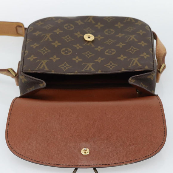 LOUIS VUITTON Monogram Saint Cloud GM Shoulder Bag M51242 LV Auth 188412