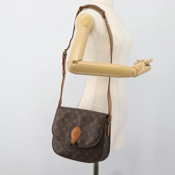 LOUIS VUITTON Monogram Saint Cloud GM Shoulder Bag M51242 LV Auth 188412