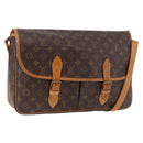 LOUIS VUITTON Monogram Gibeciere GM Shoulder Bag M42246 LV Auth 188421-1