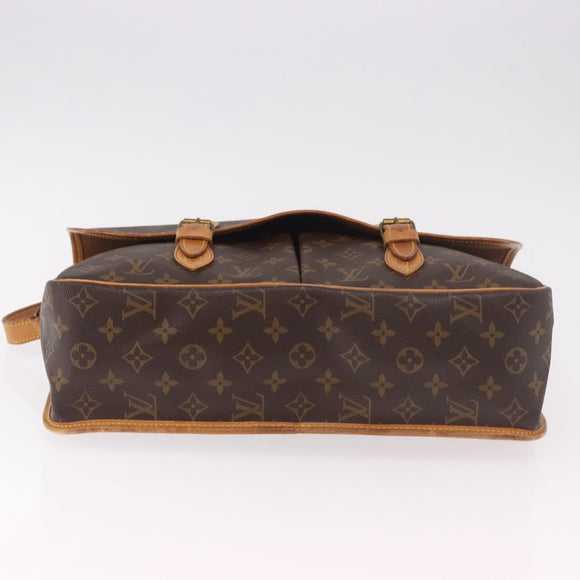 LOUIS VUITTON Monogram Gibeciere GM Shoulder Bag M42246 LV Auth 188421