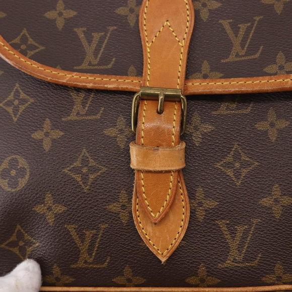 LOUIS VUITTON Monogram Gibeciere GM Shoulder Bag M42246 LV Auth 188421