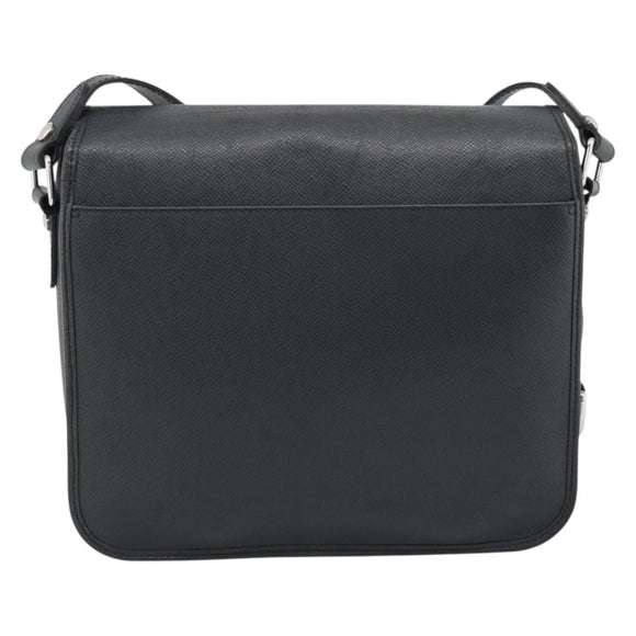 LOUIS VUITTON Taiga Andrei Shoulder Bag Ardoise M32482 LV Auth 188427V