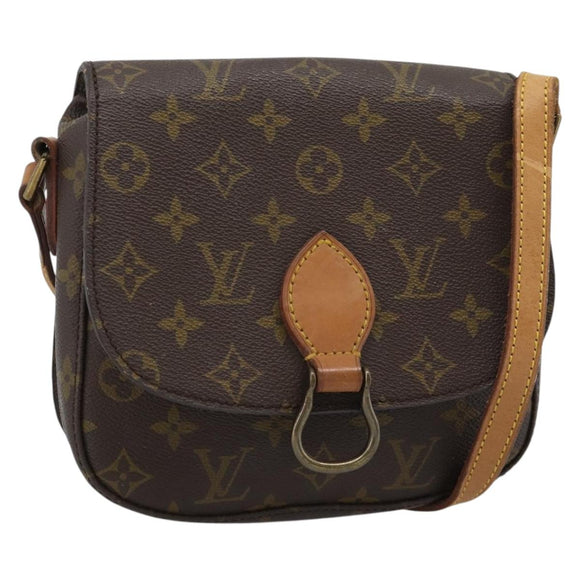 LOUIS VUITTON Monogram Saint Cloud MM Shoulder Bag M51243 LV Auth 188428