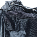 PRADA Backpack Nylon Black Silver 1BZ005 Auth 188429SAV-31