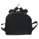 PRADA Backpack Nylon Black Silver 1BZ005 Auth 188429SAV-2