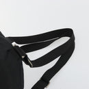 PRADA Backpack Nylon Black Silver Auth 188430-15