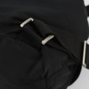 PRADA Backpack Nylon Black Silver Auth 188430-18