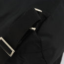 PRADA Backpack Nylon Black Silver Auth 188430-9