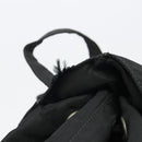 PRADA Backpack Nylon Black Silver Auth 188430-10