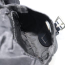 PRADA Backpack Nylon Black Silver Auth 188430-28