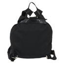 PRADA Backpack Nylon Black Silver Auth 188430-2