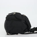 PRADA Backpack Nylon Black Silver Auth 188430-3
