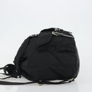 PRADA Backpack Nylon Black Silver Auth 188430-4