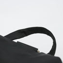 PRADA Backpack Nylon Black Silver Auth 188430-14