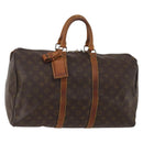 LOUIS VUITTON Monogram Keepall 45 Boston Bag M41428 LV Auth 188431-1