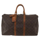 LOUIS VUITTON Monogram Keepall 45 Boston Bag M41428 LV Auth 188431-13