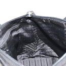 PRADA Hand Bag Nylon Black Silver Auth 188434-20