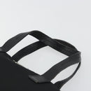 PRADA Hand Bag Nylon Black Silver Auth 188434-8