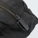 CHANEL New Travel Line Hand Bag Nylon Black CC Auth 188435-14