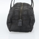 CHANEL New Travel Line Hand Bag Nylon Black CC Auth 188435-5