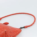BOTTEGA VENETA INTRECCIATO Handtas Leer Rood 120773 Auth 188439A-8