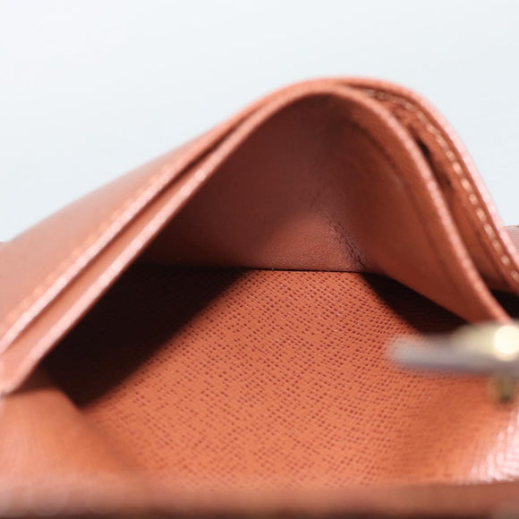 LOUIS VUITTON Monogram Porte Monnaie Billets Viennois Wallet M61663 Auth 188441A