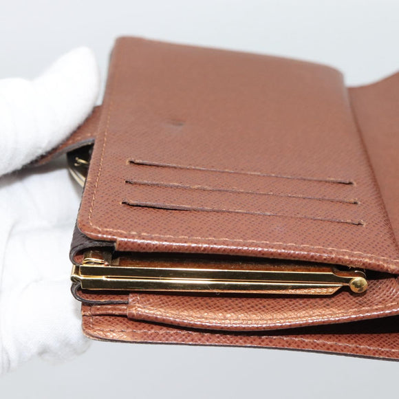 LOUIS VUITTON Monogram Porte Monnaie Billets Viennois Wallet M61663 Auth 188441A