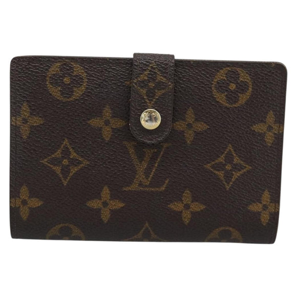 LOUIS VUITTON Monogram Porte Monnaie Billets Viennois Wallet M61663 Auth 188441A