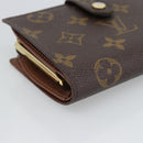 LOUIS VUITTON Monogram Porte Monnaie Billets Viennois Wallet M61663 Auth 188441A-14