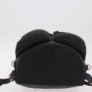 PRADA Backpack Nylon Black Silver Auth 188443-12
