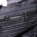 PRADA Backpack Nylon Black Silver Auth 188443-20