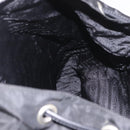 PRADA Backpack Nylon Black Silver Auth 188443-23