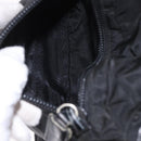 PRADA Backpack Nylon Black Silver Auth 188443-24