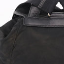PRADA Backpack Nylon Black Silver Auth 188443-4