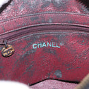 CHANEL Matelasse Chain Shoulder Bag Lamb Skin Black Gold CC Auth 188446-15