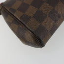 LOUIS VUITTON Damier Ebene Eva Shoulder Bag N55213 LV Auth 188452-18