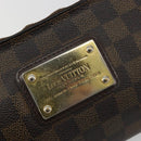 LOUIS VUITTON Damier Ebene Eva Shoulder Bag N55213 LV Auth 188452-19
