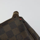 LOUIS VUITTON Damier Ebene Eva Shoulder Bag N55213 LV Auth 188452-9