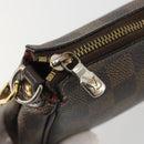 LOUIS VUITTON Damier Ebene Eva Shoulder Bag N55213 LV Auth 188452-8