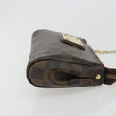 LOUIS VUITTON Damier Ebene Eva Shoulder Bag N55213 LV Auth 188452-3