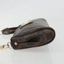 LOUIS VUITTON Damier Ebene Eva Shoulder Bag N55213 LV Auth 188452-4
