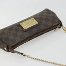 LOUIS VUITTON Damier Ebene Eva Shoulder Bag N55213 LV Auth 188452-6