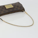 LOUIS VUITTON Damier Ebene Eva Shoulder Bag N55213 LV Auth 188452-7
