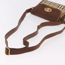 Burberrys Nova Check Shoulder Bag PVC Beige Gold Auth 188467-7