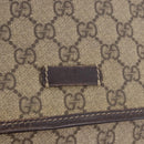 GUCCI GG Supreme Shoulder Bag PVC Beige Gold 223666 Auth 188468-17
