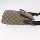 GUCCI GG Supreme Shoulder Bag PVC Beige Gold 223666 Auth 188468-3