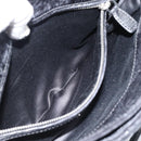 Miu Miu Matelasse Shoulder Bag Leather Black Silver Auth 188469SAM-20